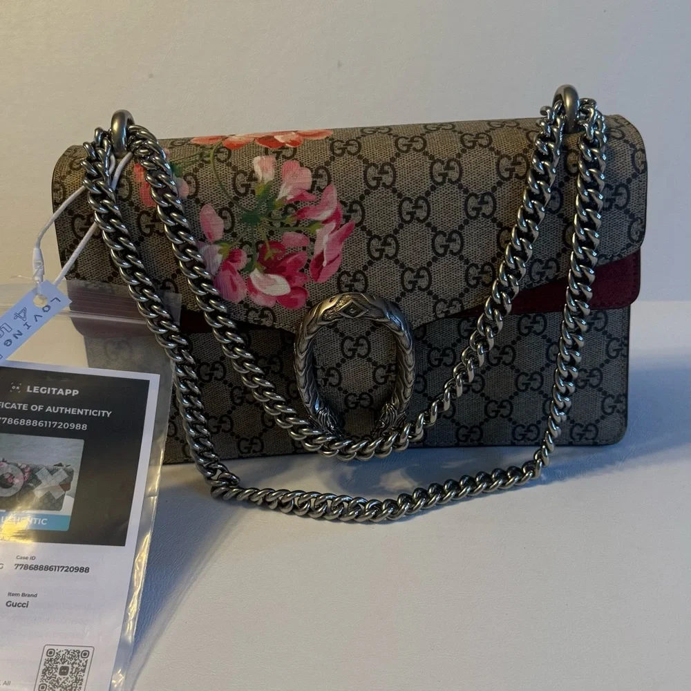 Gucci Dionysus GG Supreme Blooms Canvas Shoulder Bag - Picture 11 of 11